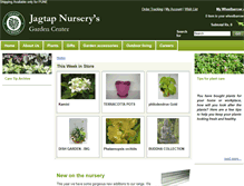 Tablet Screenshot of jagtapnursery.com